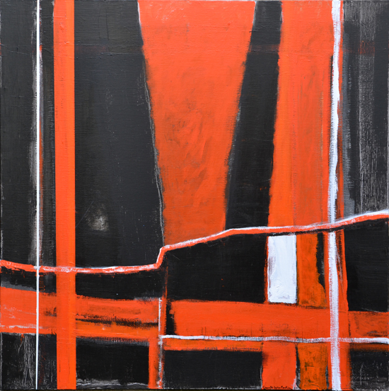Acrylique sur toile 2010 - 100 x 100 Sans titre