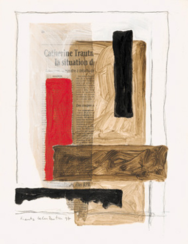 Acrylique, crayon