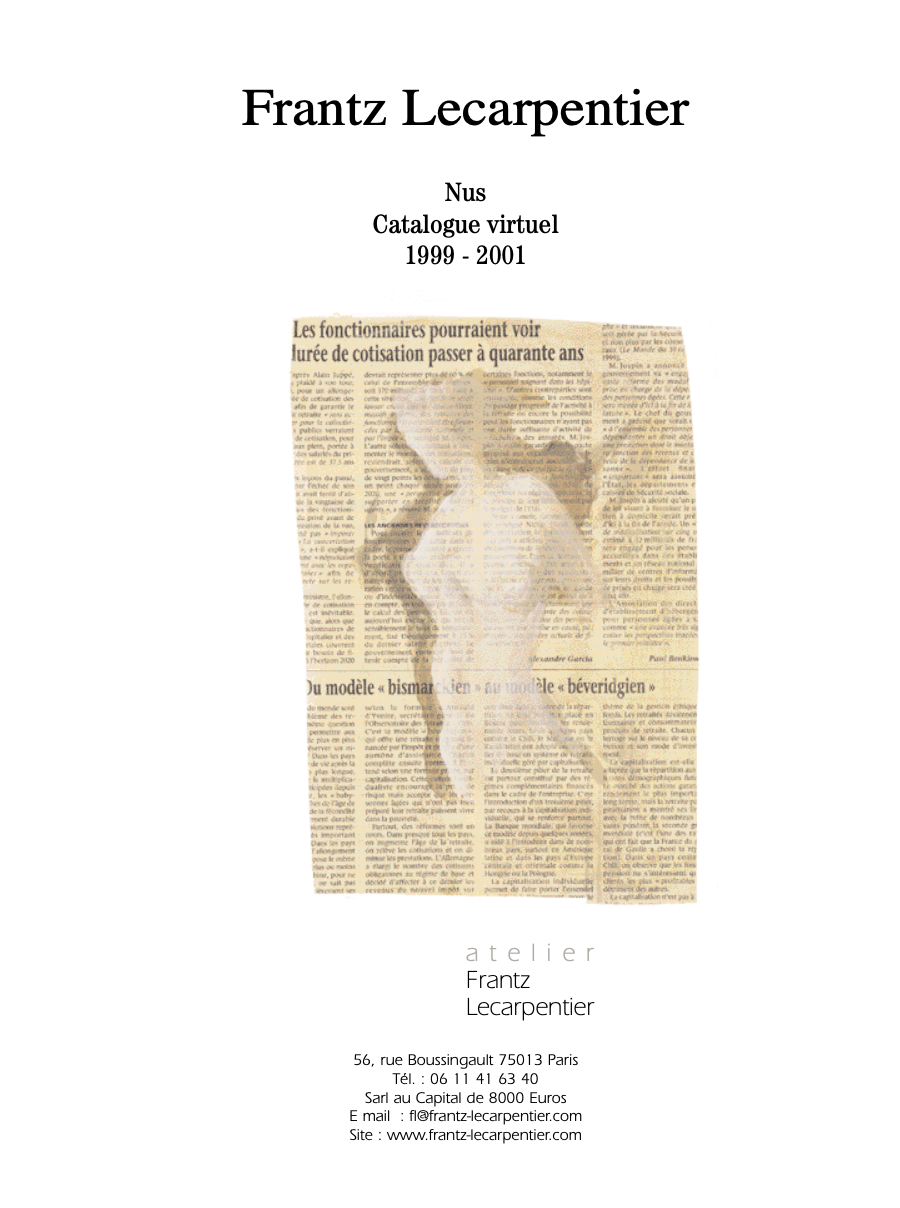 Catalogue Nus - 1999, 2001